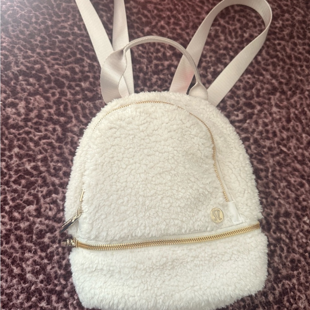 Lululemon Athletica White Textured Backpack Versatile Everyday